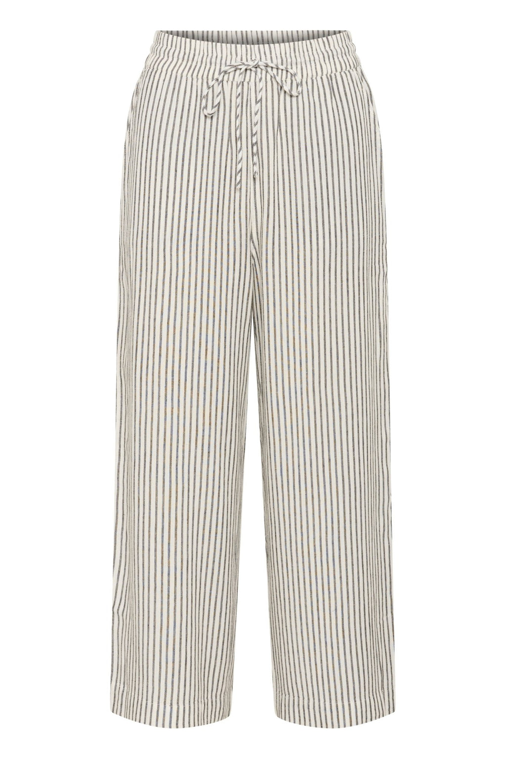 picture of Kaffe Milia Pants - Chalk/Black Stripe - Number Two - womens - fashion - clothing - Kaffe 5