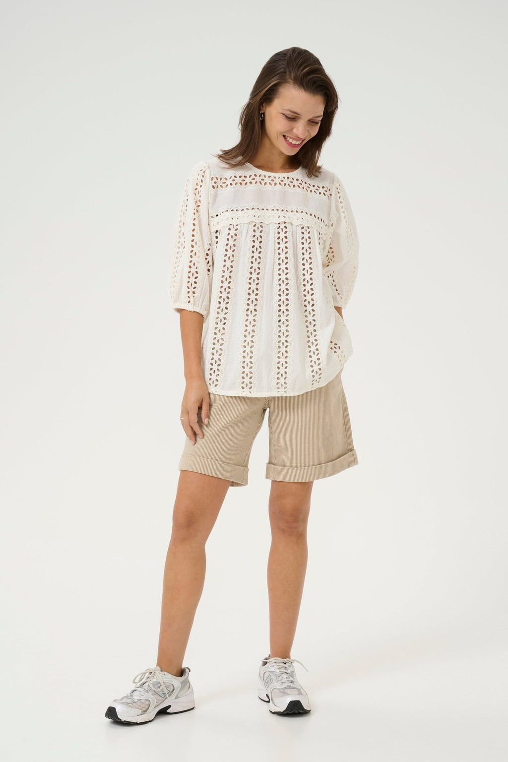 picture of Kaffe Randy Blouse Chalk - Number Two - womens - fashion - clothing - Kaffe 3