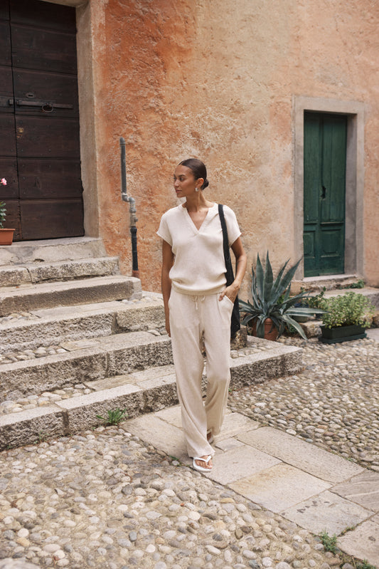 Kaffe KAgitte Pants Feather Gray