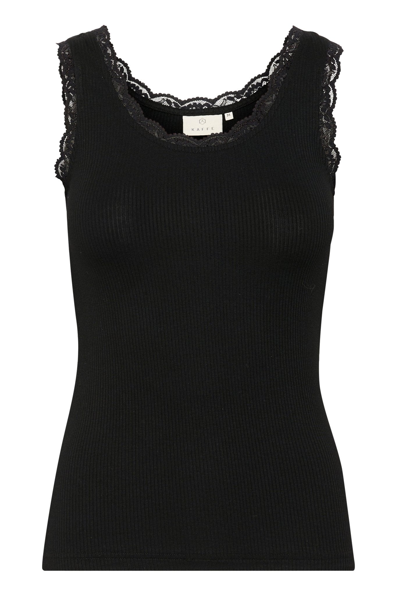 picture of Kaffe Omi Tank Top - Black - Number Two - womens - fashion - clothing - Kaffe 5
