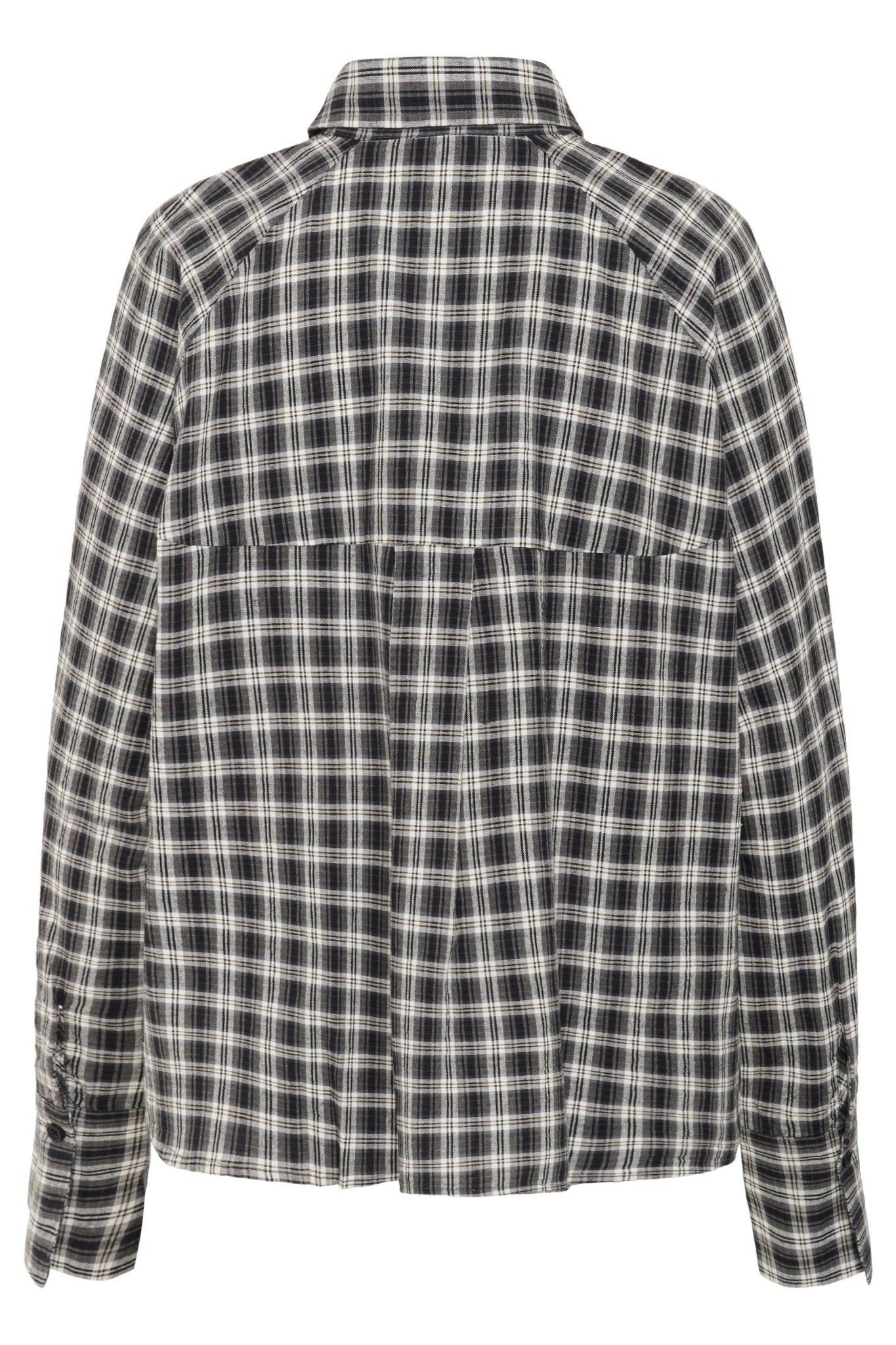 picture of Kaffe KAElna Shirt - Black/Grey Check - Number Two - womens - fashion - clothing - Kaffe 3