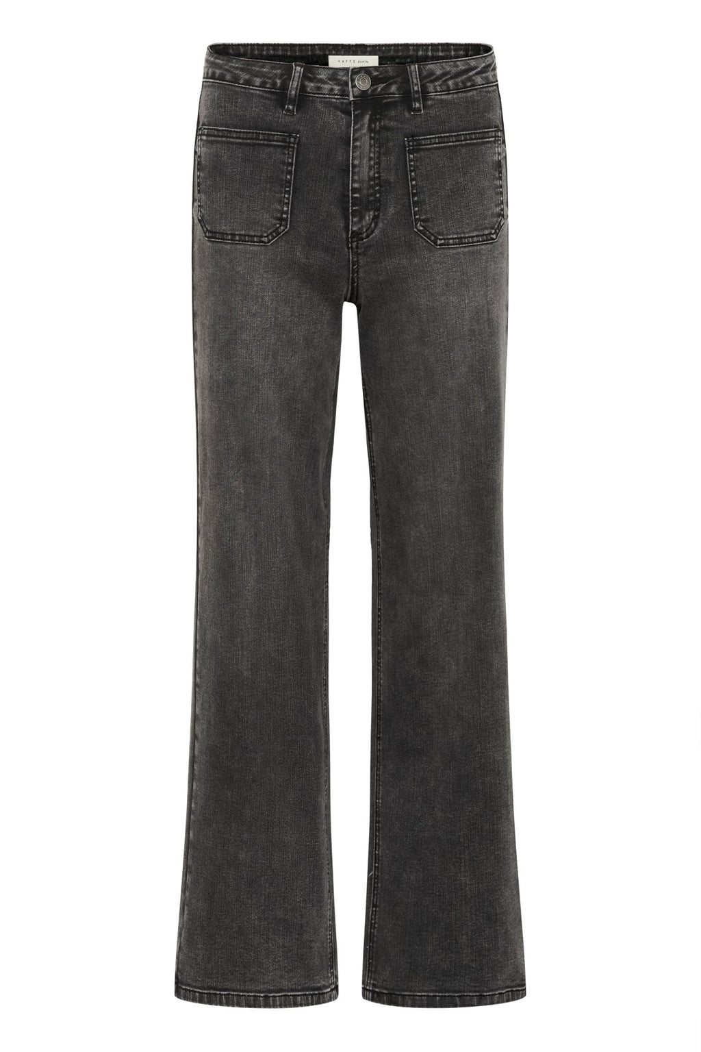 picture of Kaffe Brook High Waist Jean - Grey Vintage Wash - Number Two - womens - fashion - clothing - Kaffe 5