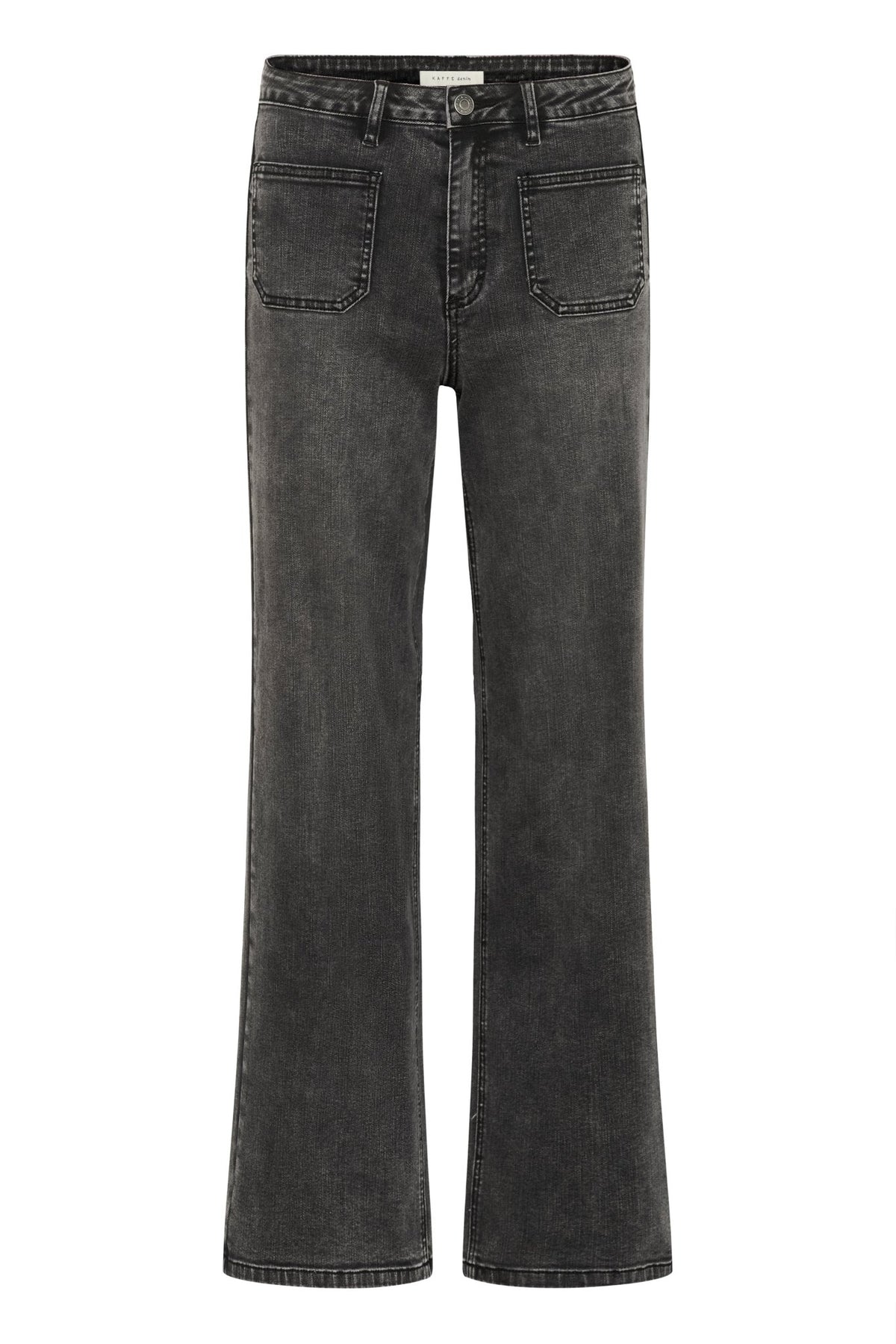 picture of Kaffe Brook High Waist Jean - Grey Vintage Wash - Number Two - womens - fashion - clothing - Kaffe 5