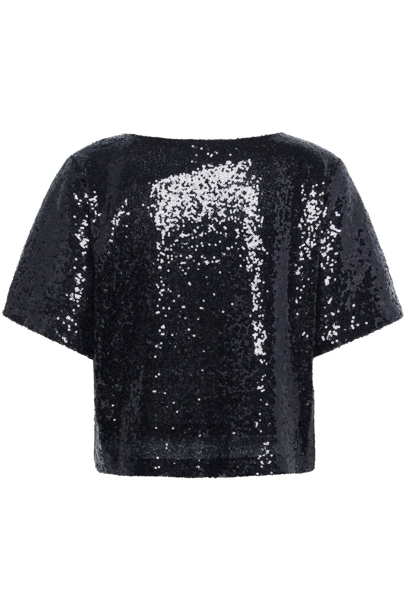 picture of Kaffe KAmiranda Sequin Blouse - Deep Black - Number Two - womens - fashion - clothing - Kaffe 3