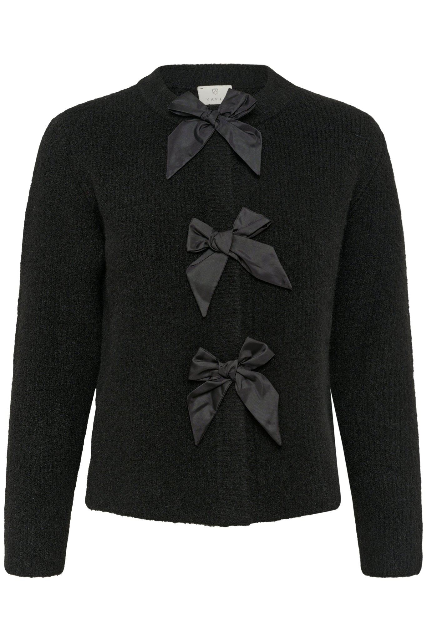 picture of Kaffe KAmay Knit Cardigan - Deep Black - Number Two - womens - fashion - clothing - Kaffe 5
