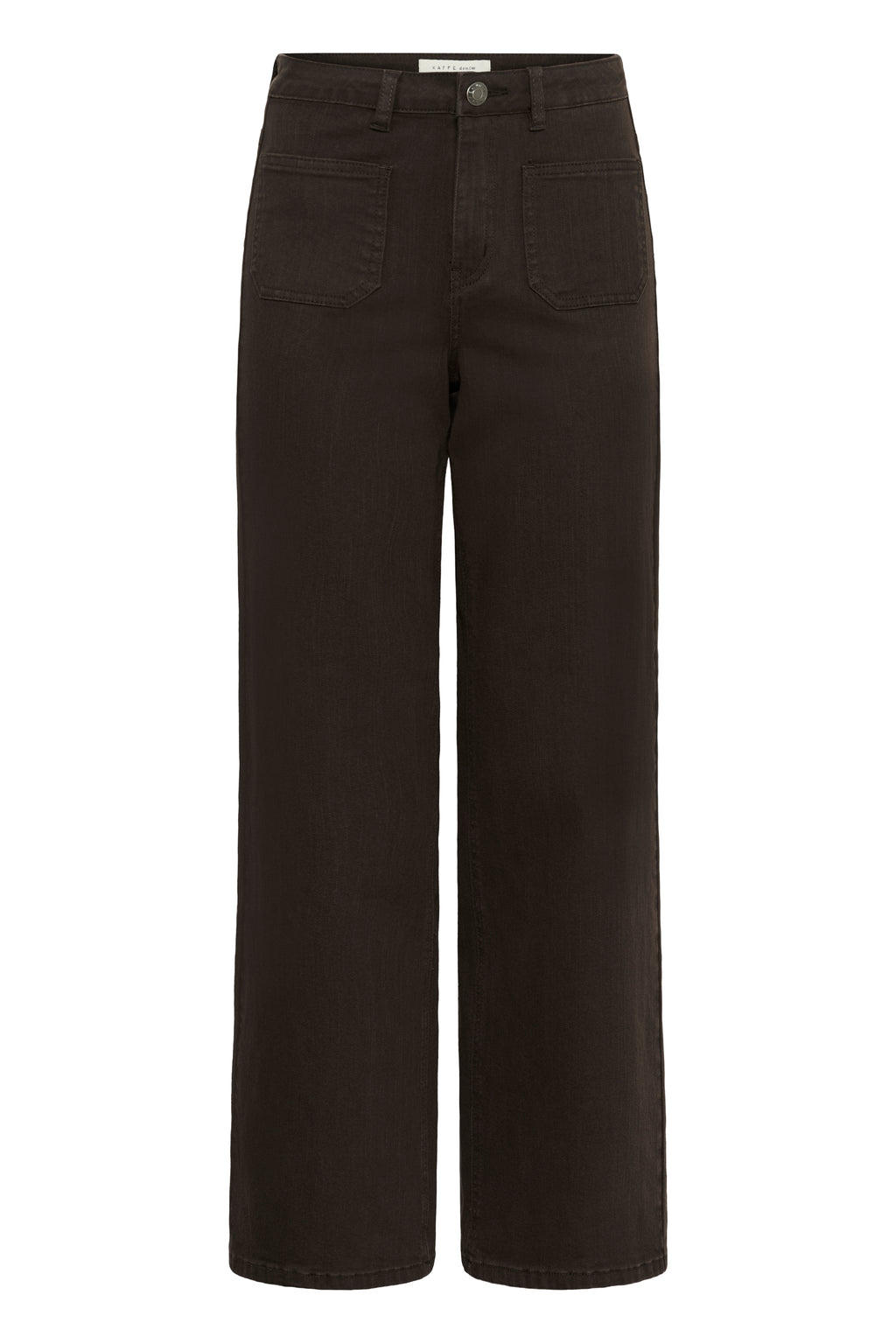 Kaffe Brook High Waist Jean - Coffee Bean