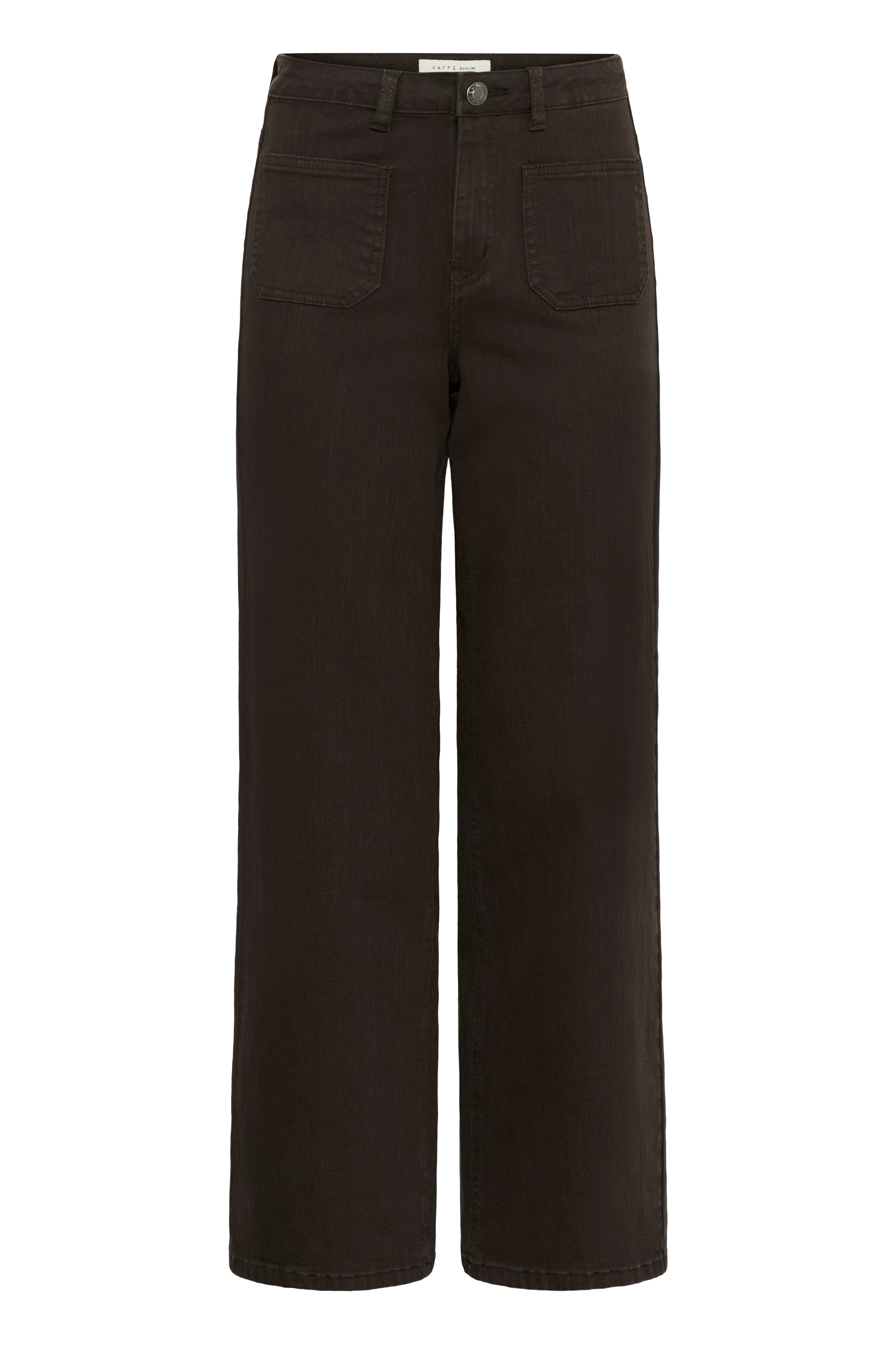 Kaffe Brook High Waist Jean - Coffee Bean