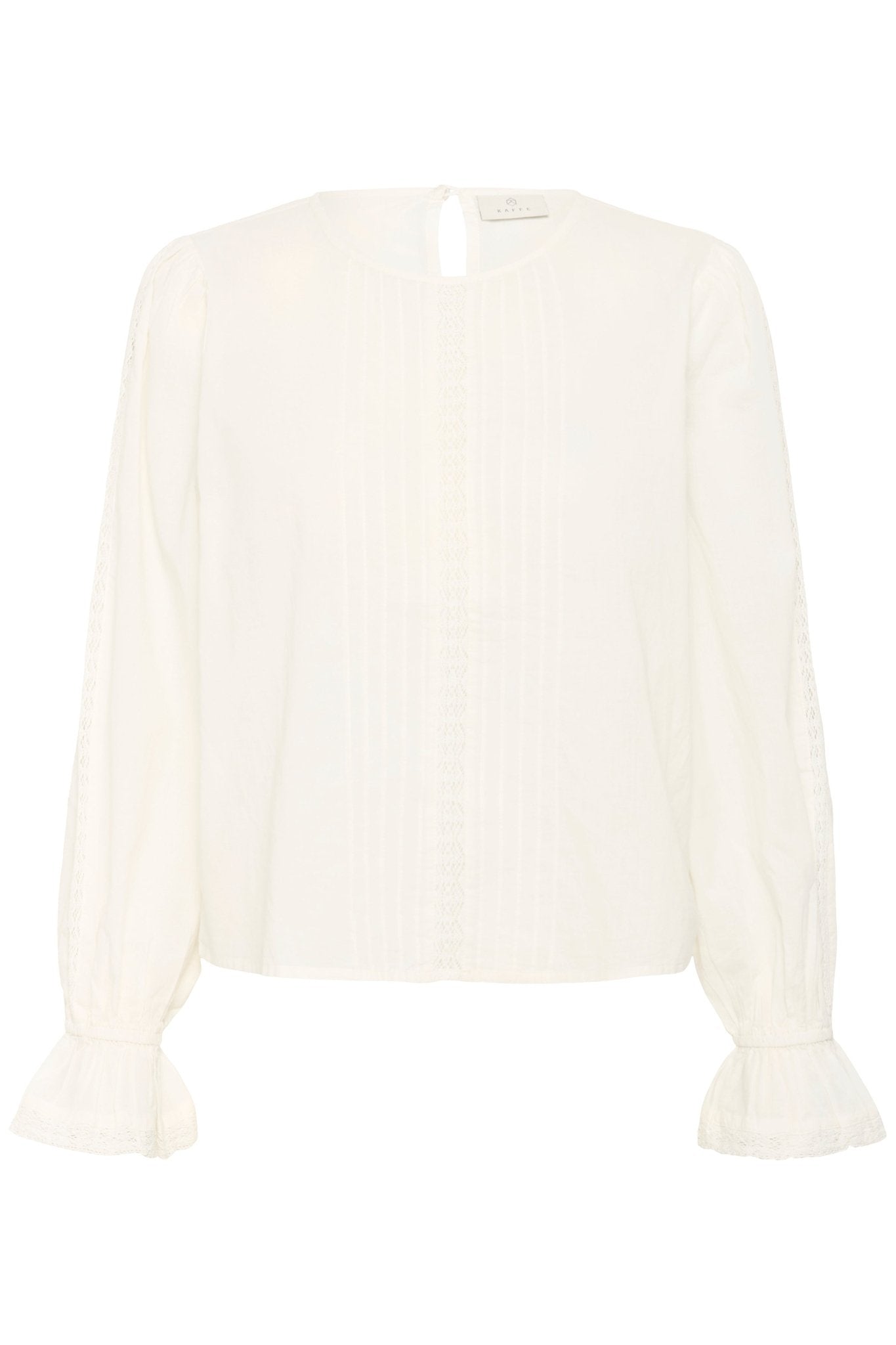 picture of Kaffe Claris Blouse - Chalk - Number Two - womens - fashion - clothing - Kaffe 5