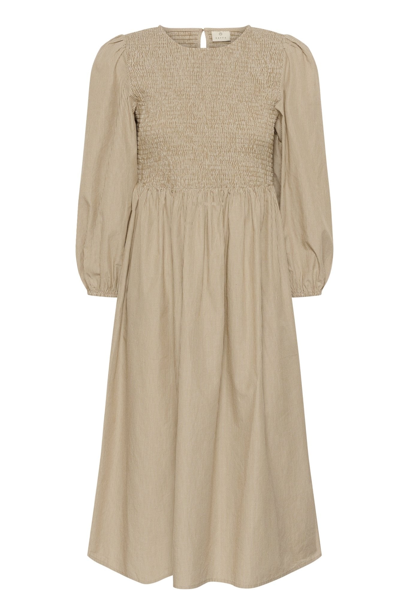 picture of Kaffe Mona Smock Dress - Chalk Oak Stripe - Number Two - womens - fashion - clothing - Kaffe 5