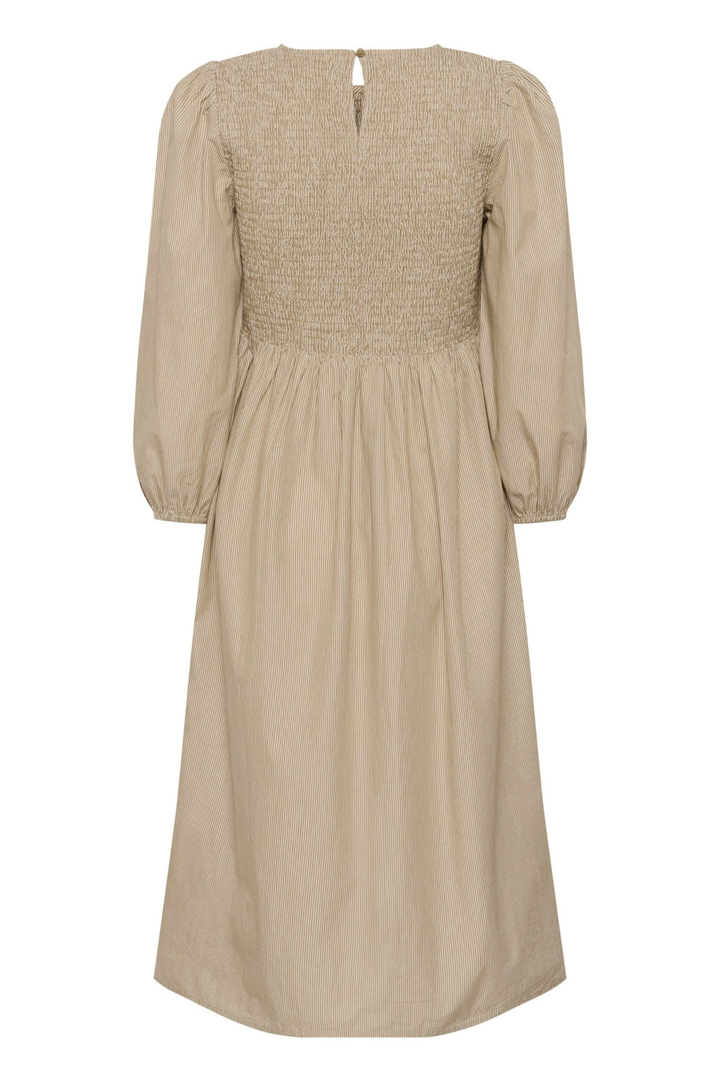 picture of Kaffe Mona Smock Dress - Chalk Oak Stripe - Number Two - womens - fashion - clothing - Kaffe 6