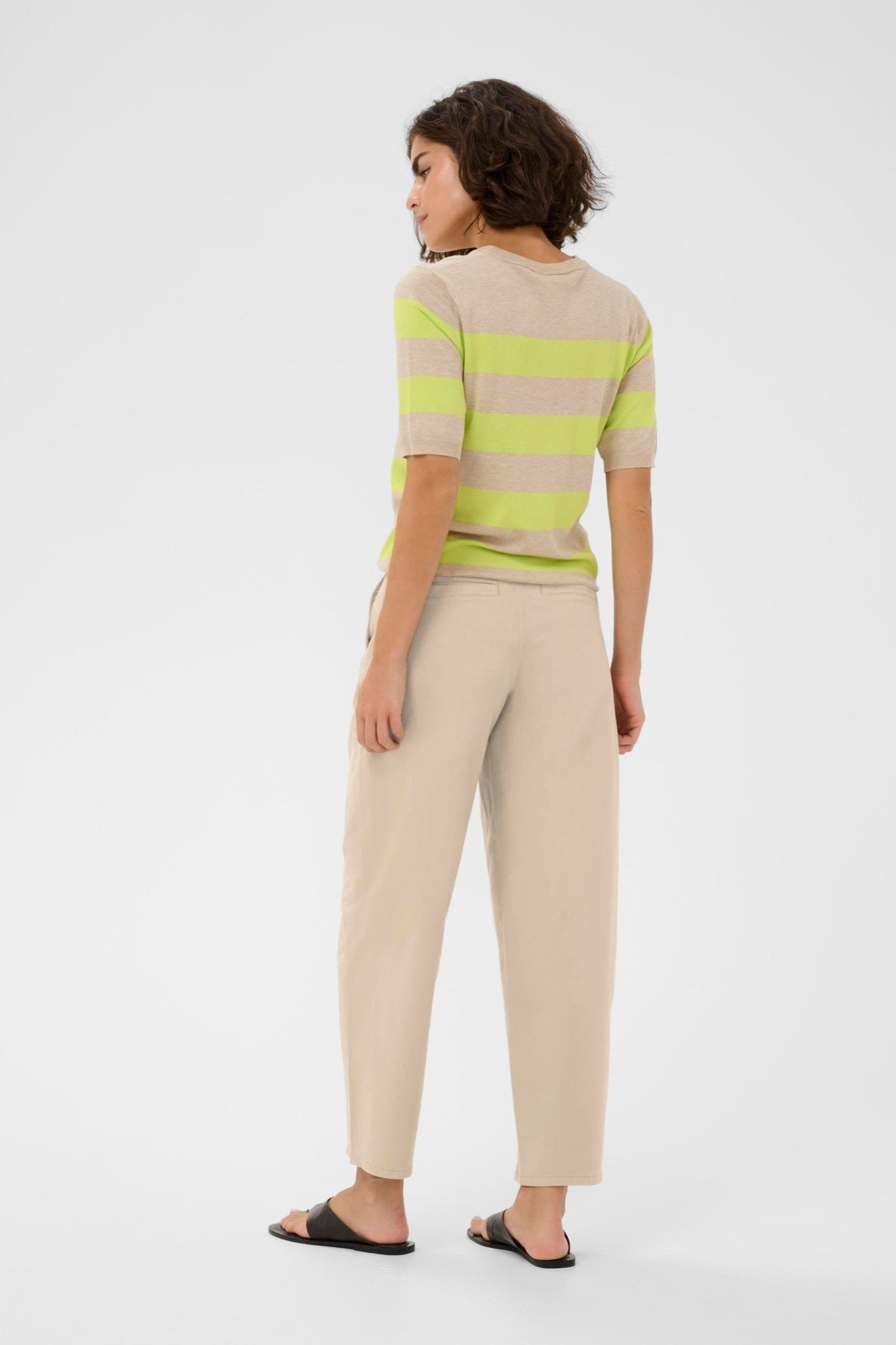 picture of Kaffe KA Mette Pants - Feather Gray - Number Two - womens - fashion - clothing - Kaffe 3