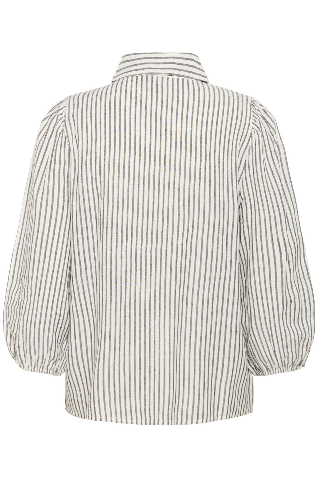 picture of Kaffe Milia Shirt - Chalk/Black Grey Stripe - Number Two - womens - fashion - clothing - Kaffe 6