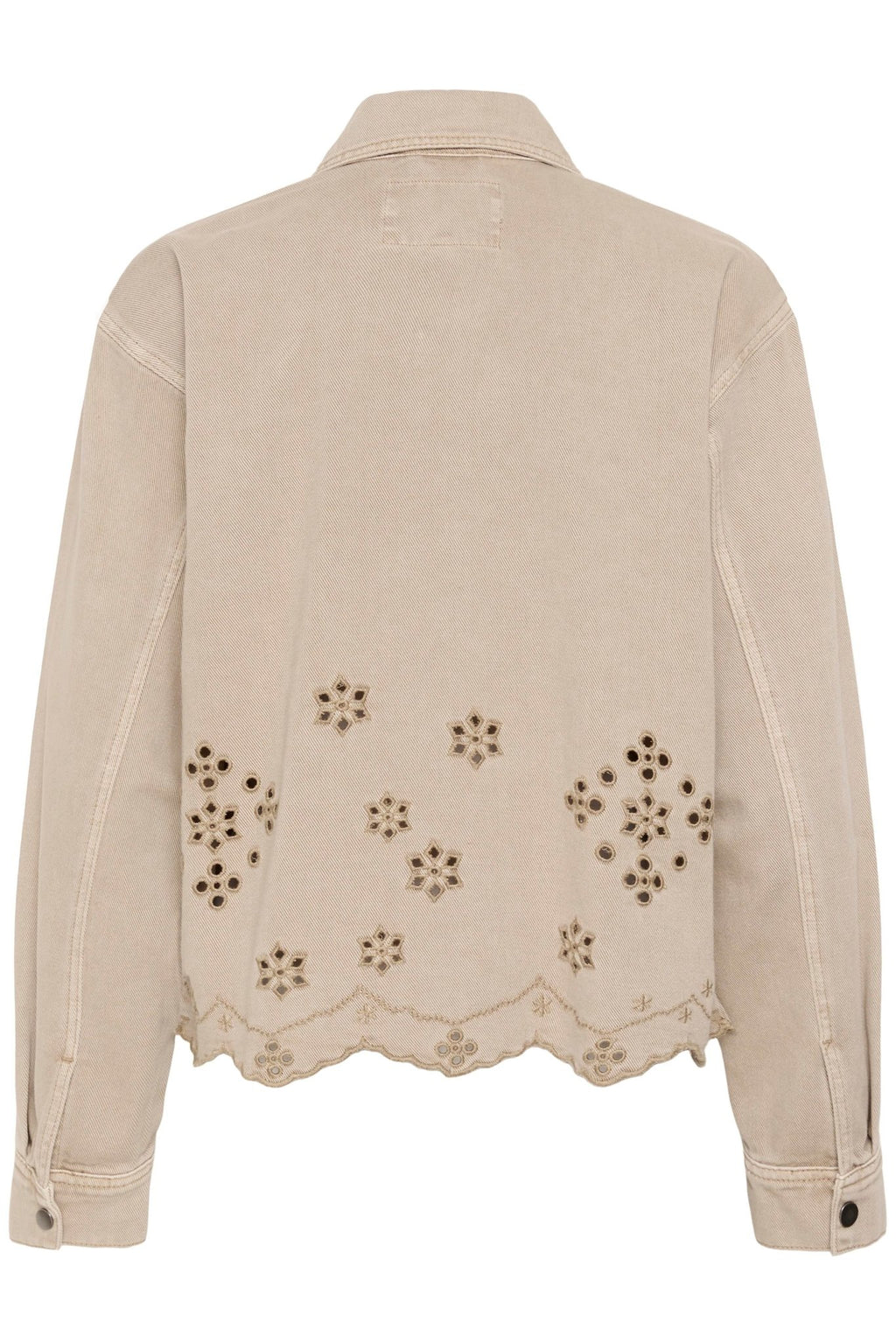 picture of Kaffe Mimi Broderie Anglaise Jacket - Fearher Gray - Number Two - womens - fashion - clothing - Kaffe 4