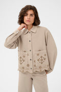 picture of Kaffe Mimi Broderie Anglaise Jacket - Fearher Gray - Number Two - womens - fashion - clothing - Kaffe 1