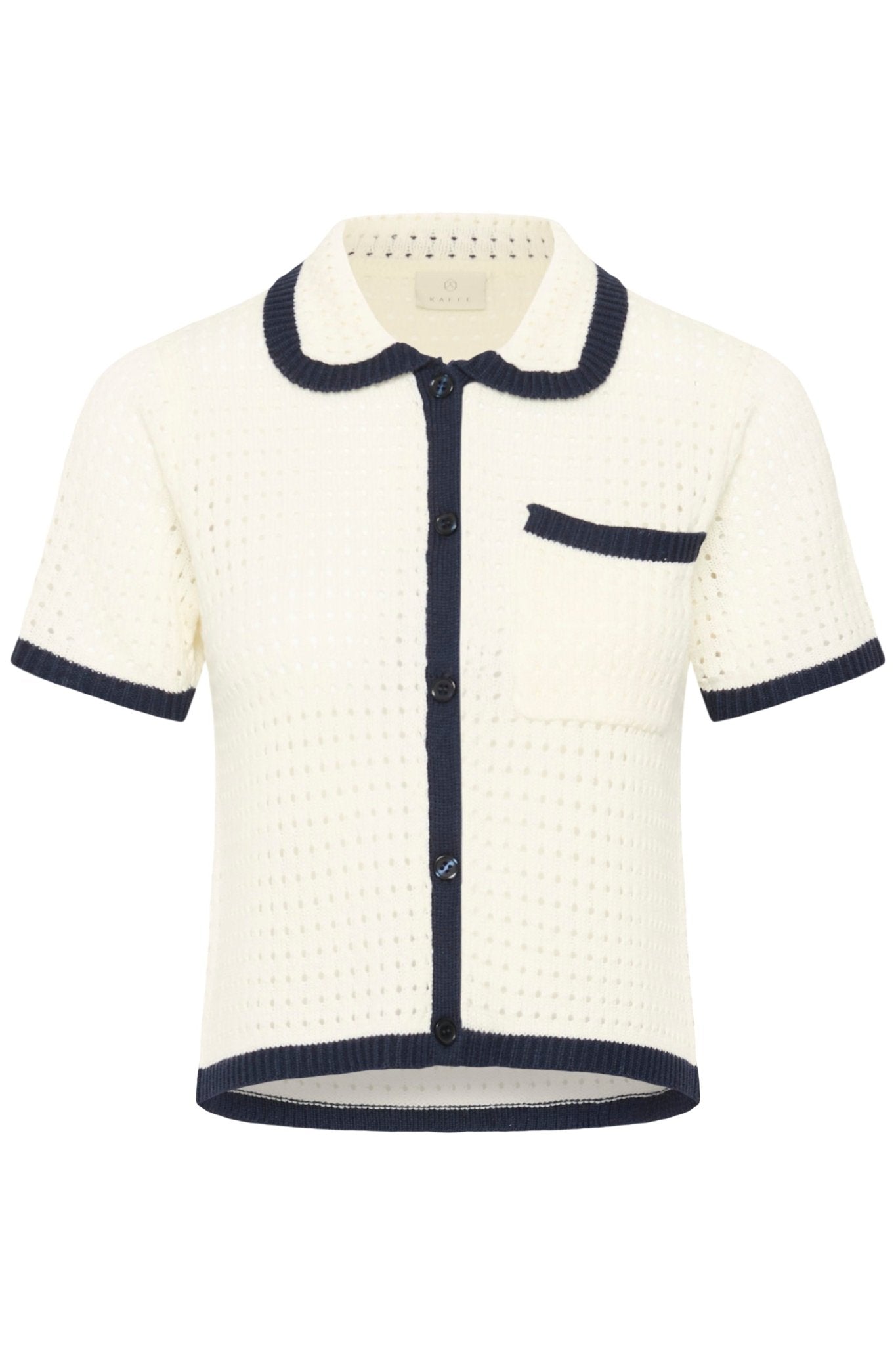 picture of Kaffe Brianna Knit Cardigan - Chalk - Number Two - womens - fashion - clothing - Kaffe 3
