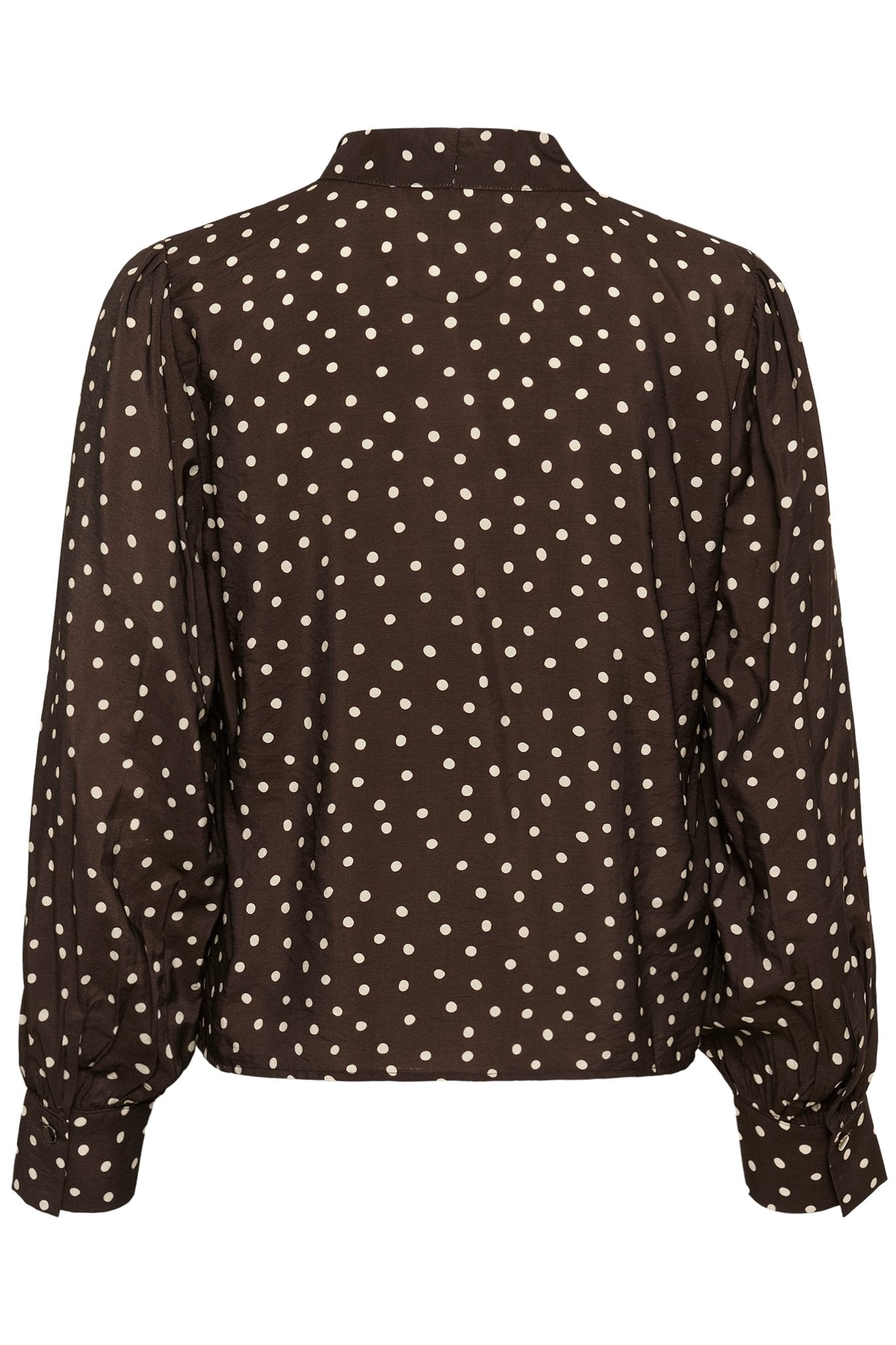 picture of Kaffe Dotte Shirt - Coffee Bean/Turtledove - Number Two - womens - fashion - clothing - Kaffe 7