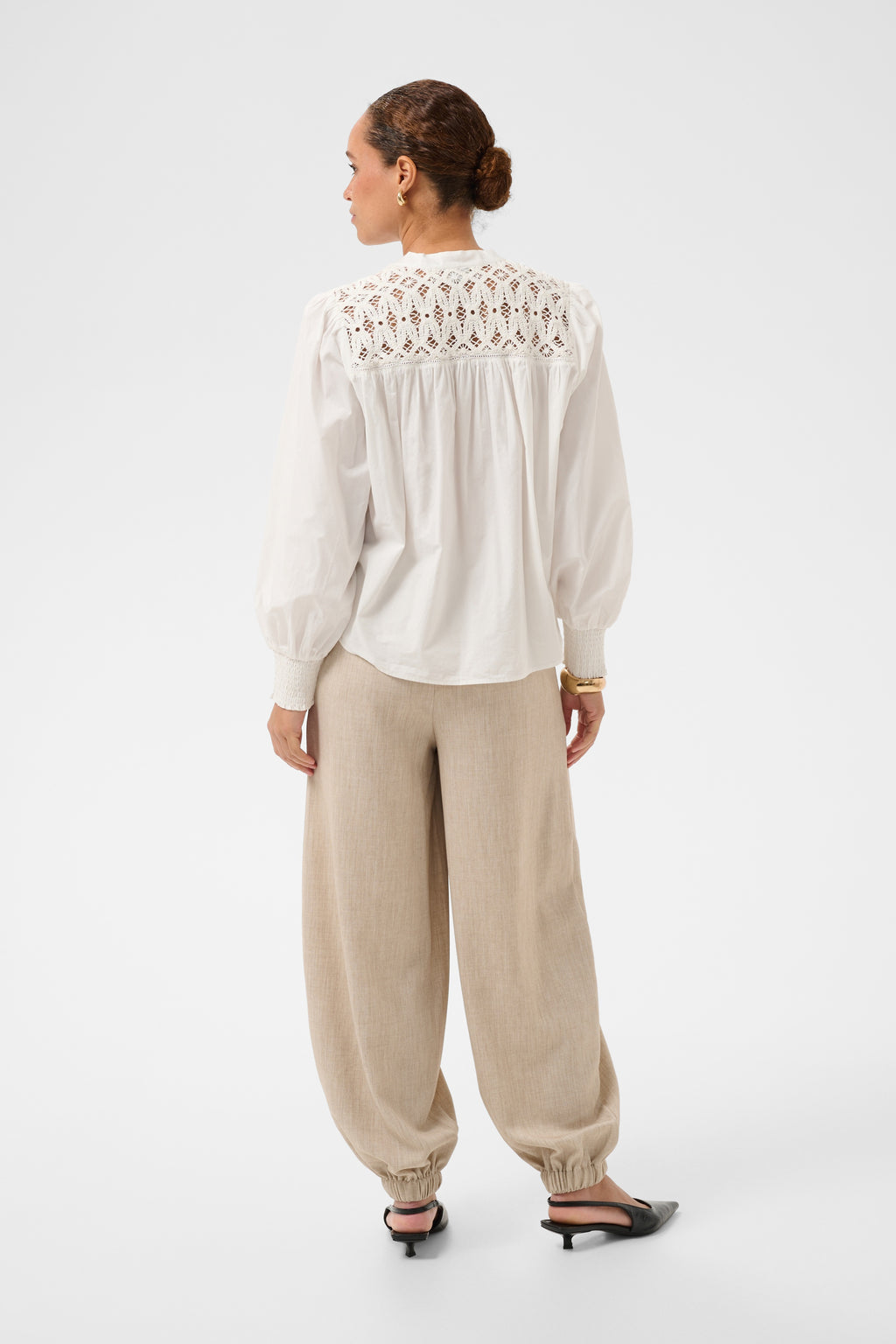 Kaffe Madga Shirt - Chalk