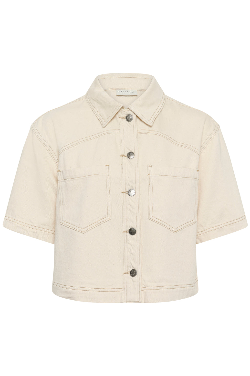 Kaffe Catharina Denim Shirt - Off White Washed