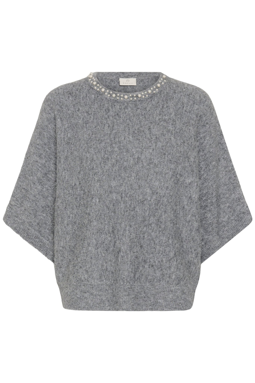 picture of Kaffe Betty Wing Pullover - Grey Melange - Number Two - womens - fashion - clothing - Kaffe 6