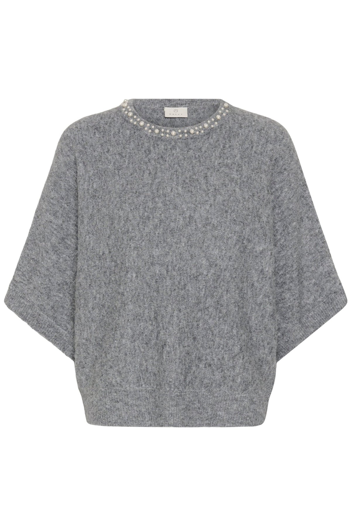 picture of Kaffe Betty Wing Pullover - Grey Melange - Number Two - womens - fashion - clothing - Kaffe 6