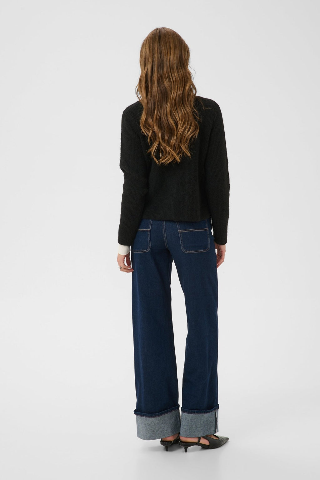 picture of Kaffe May Knit Cardigan - Deep Black - Number Two - womens - fashion - clothing - Kaffe 5
