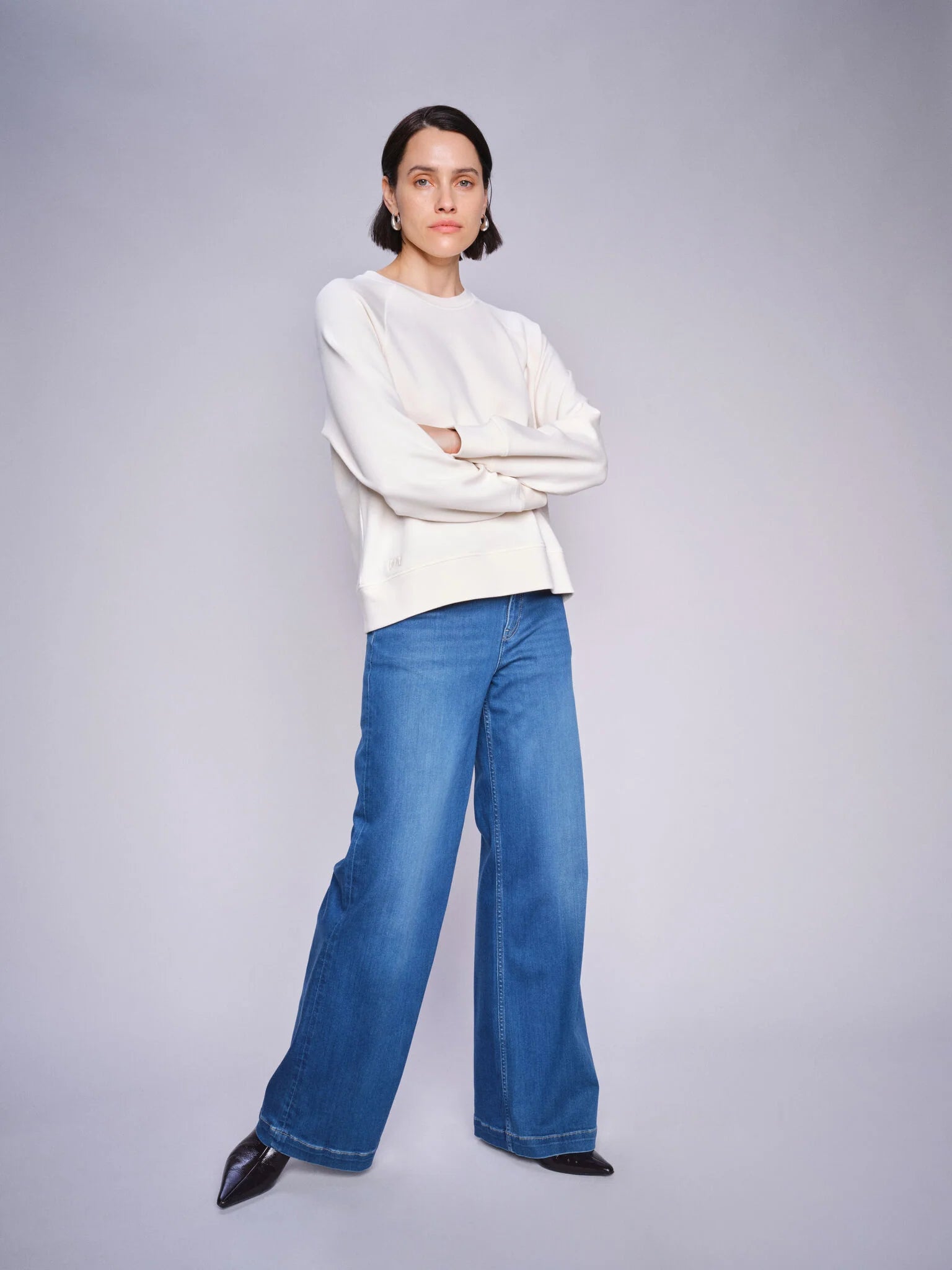 picture of Mos Mosh Dara Deluxe Jeans - Mid Blue Denim - Number Two - womens - fashion - clothing - Mos Mosh 1