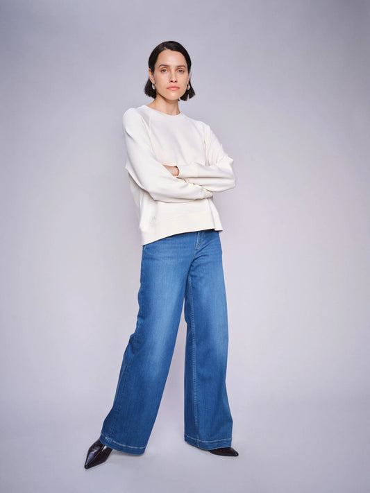 picture of Mos Mosh Dara Deluxe Jeans - Mid Blue Denim - Number Two - womens - fashion - clothing - Mos Mosh 1