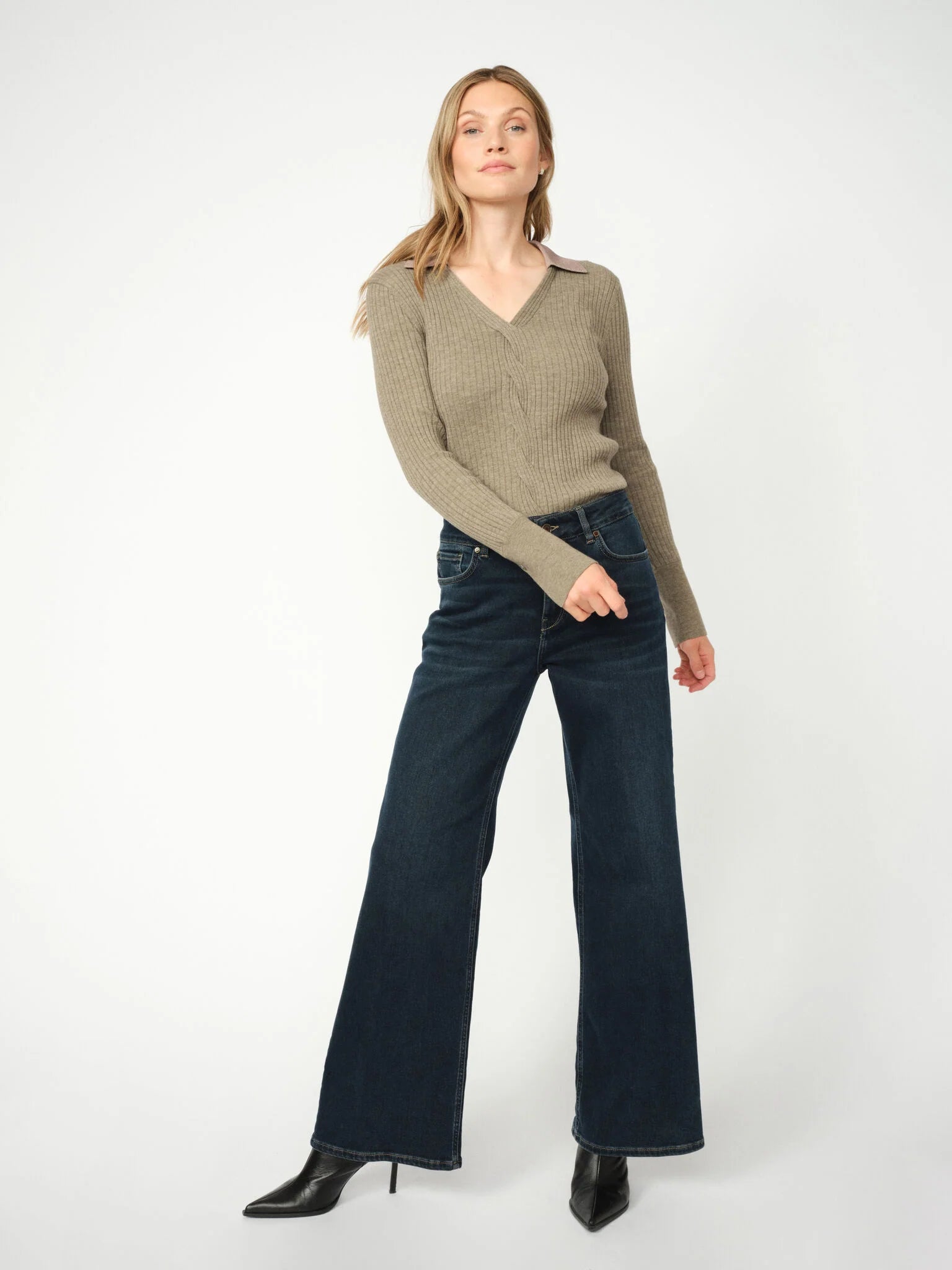 picture of Mos Mosh Dara Hera Jean - Dark Blue Denim - Number Two - womens - fashion - clothing - Mos Mosh 2