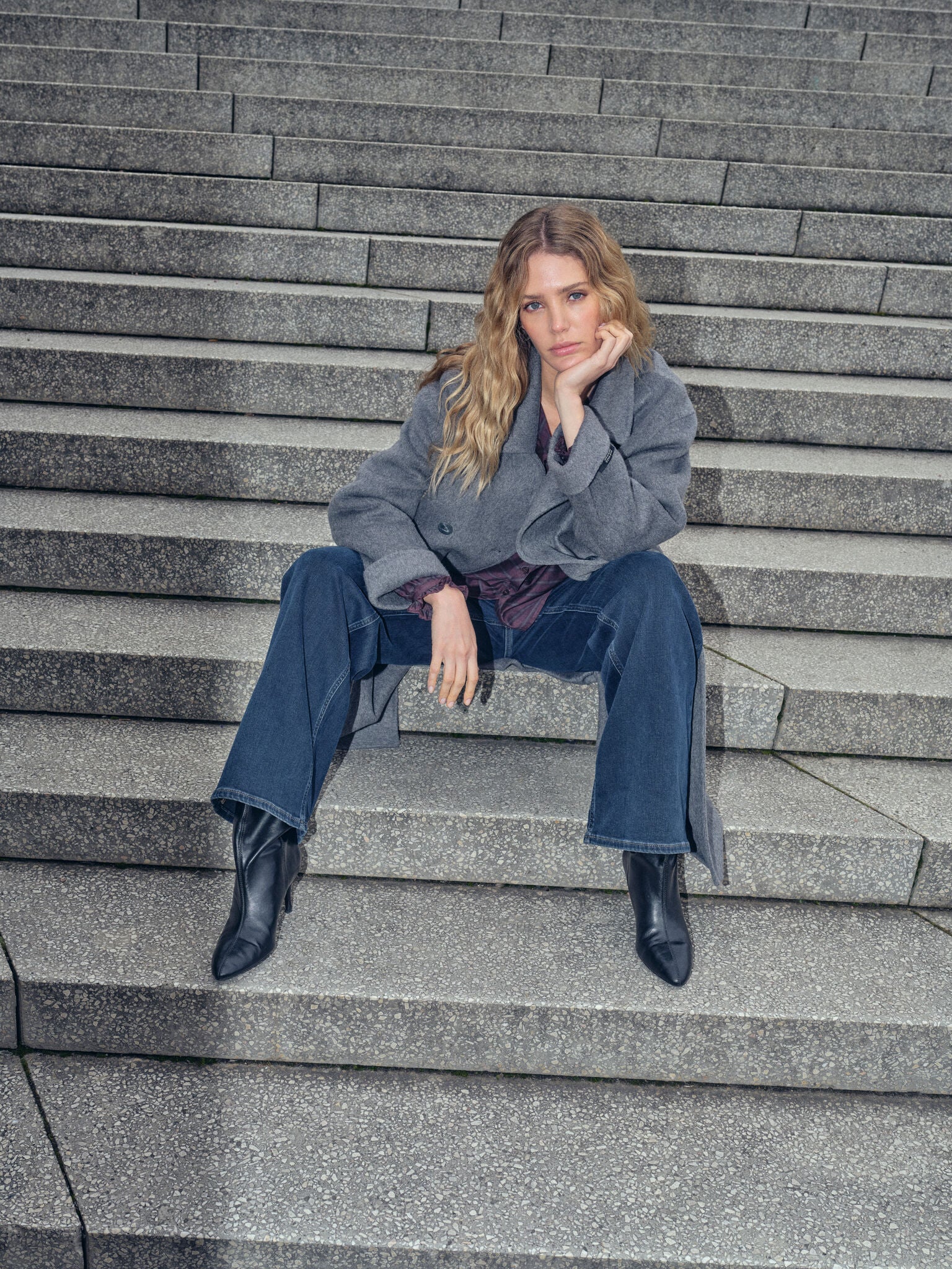 picture of Mos Mosh Dara Hera Jean - Dark Blue Denim - Number Two - womens - fashion - clothing - Mos Mosh 1
