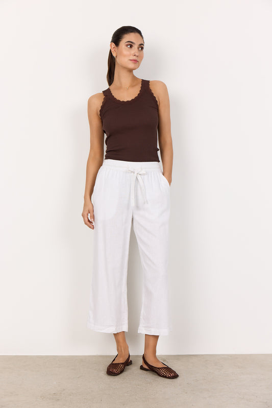 SoyaConcept INA 2 Cropped Trouser White