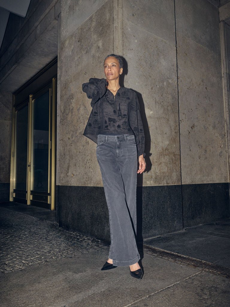 picture of Mos Mosh Colette Deluxe Jean - Grey Denim - Number Two - womens - fashion - clothing - Mos Mosh 1