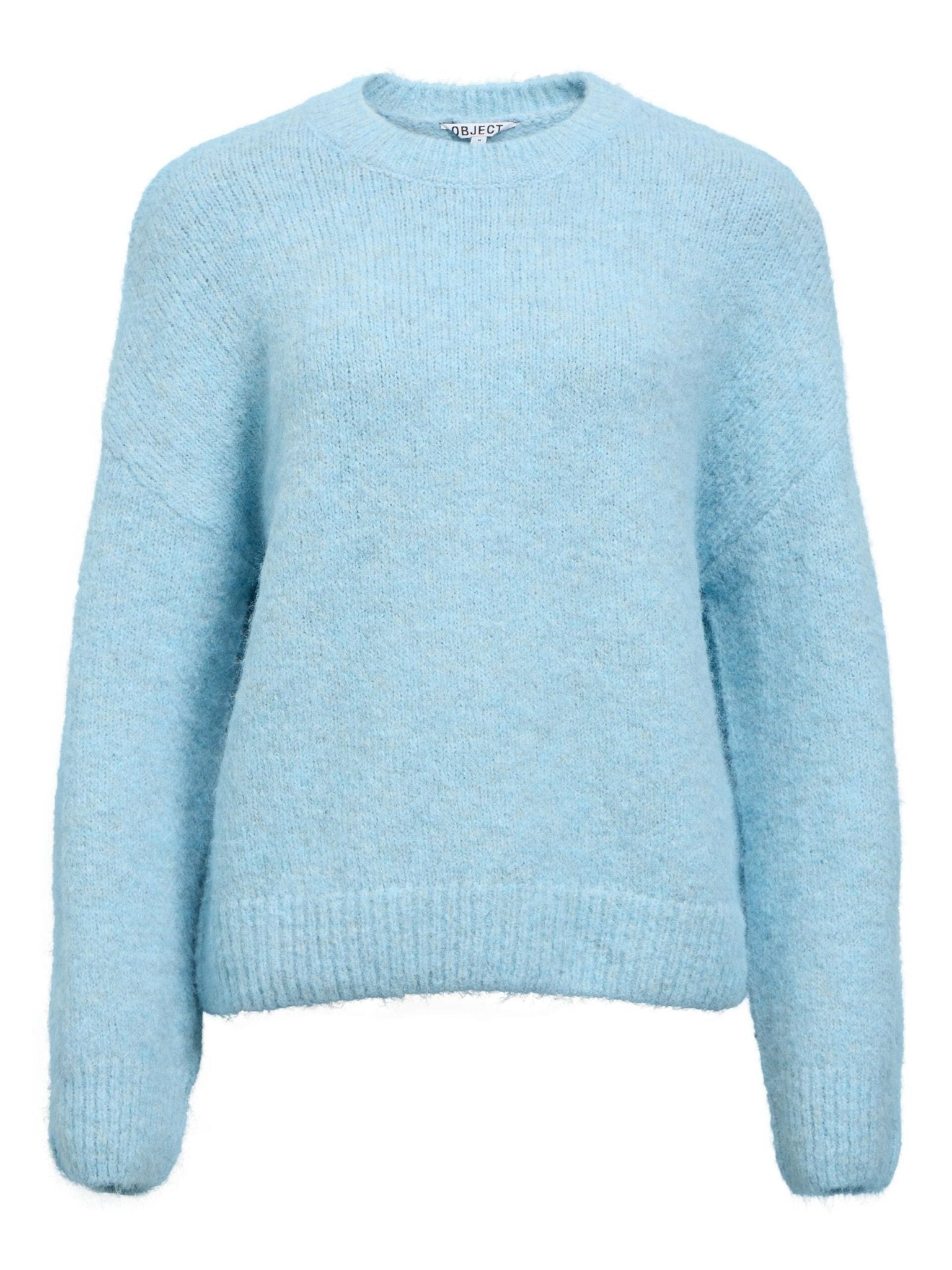 picture of Object Saggia Pullover - Winter Sky Melange - Number Two - womens - fashion - clothing - Object 5