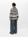 picture of Object Jaade Diana Pullover - Gunmetal/Multi - Number Two - womens - fashion - clothing - Object 4