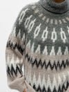 picture of Object Jaade Diana Pullover - Gunmetal/Multi - Number Two - womens - fashion - clothing - Object 2