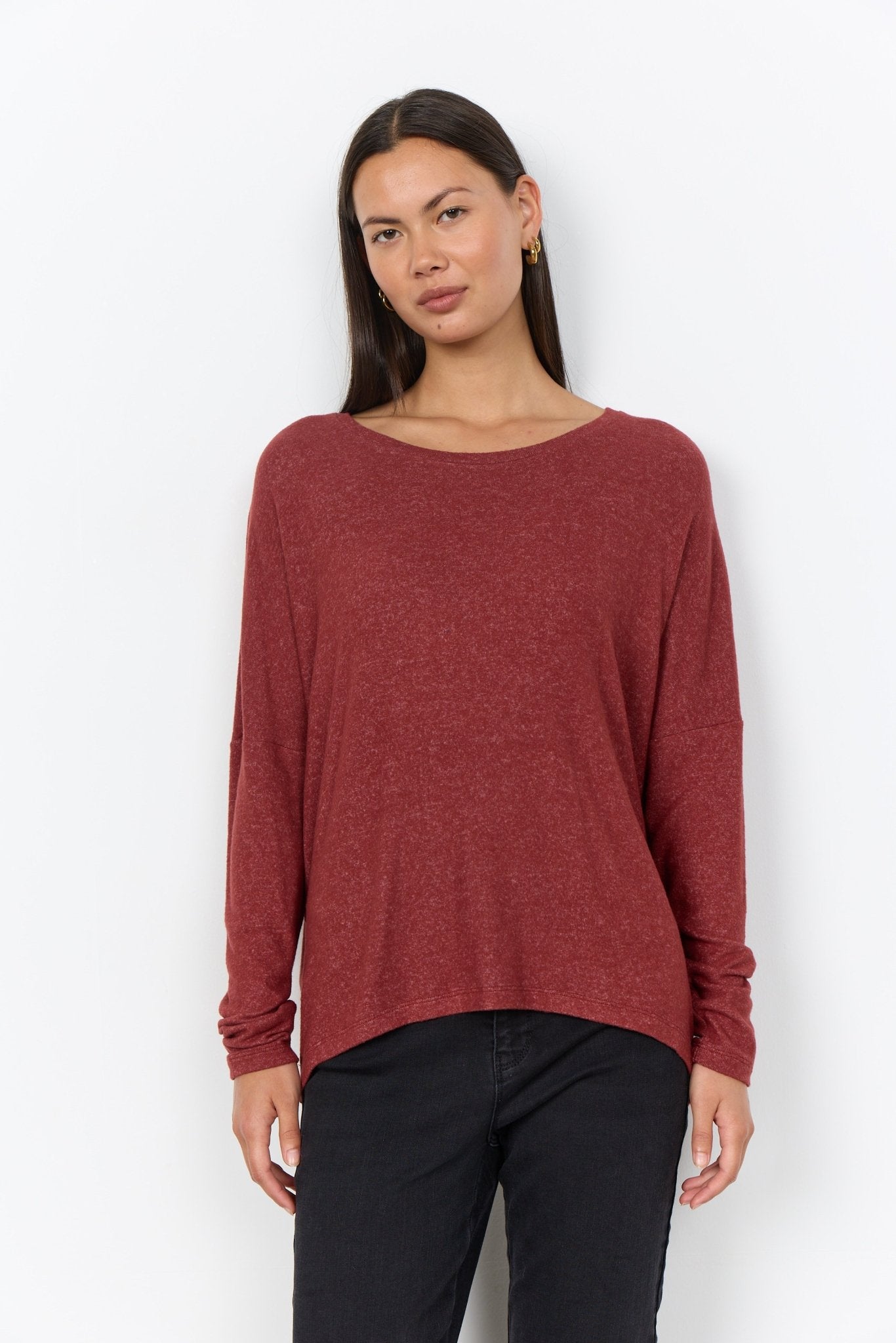picture of SoyaConcept BIARA 1 Jumper - Madder Brown - Number Two - womens - fashion - clothing - SoyaConcept 1