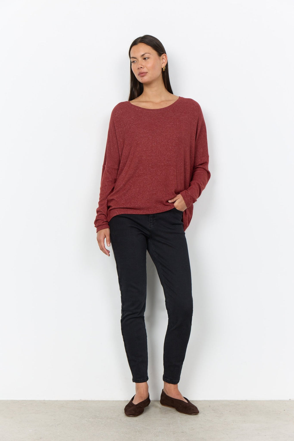 picture of SoyaConcept BIARA 1 Jumper - Madder Brown - Number Two - womens - fashion - clothing - SoyaConcept 2