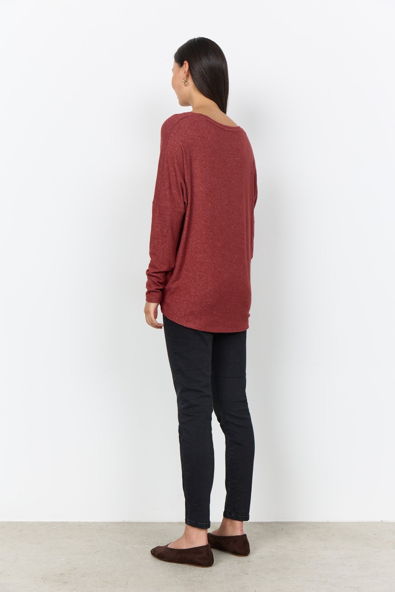 picture of SoyaConcept BIARA 1 Jumper - Madder Brown - Number Two - womens - fashion - clothing - SoyaConcept 3