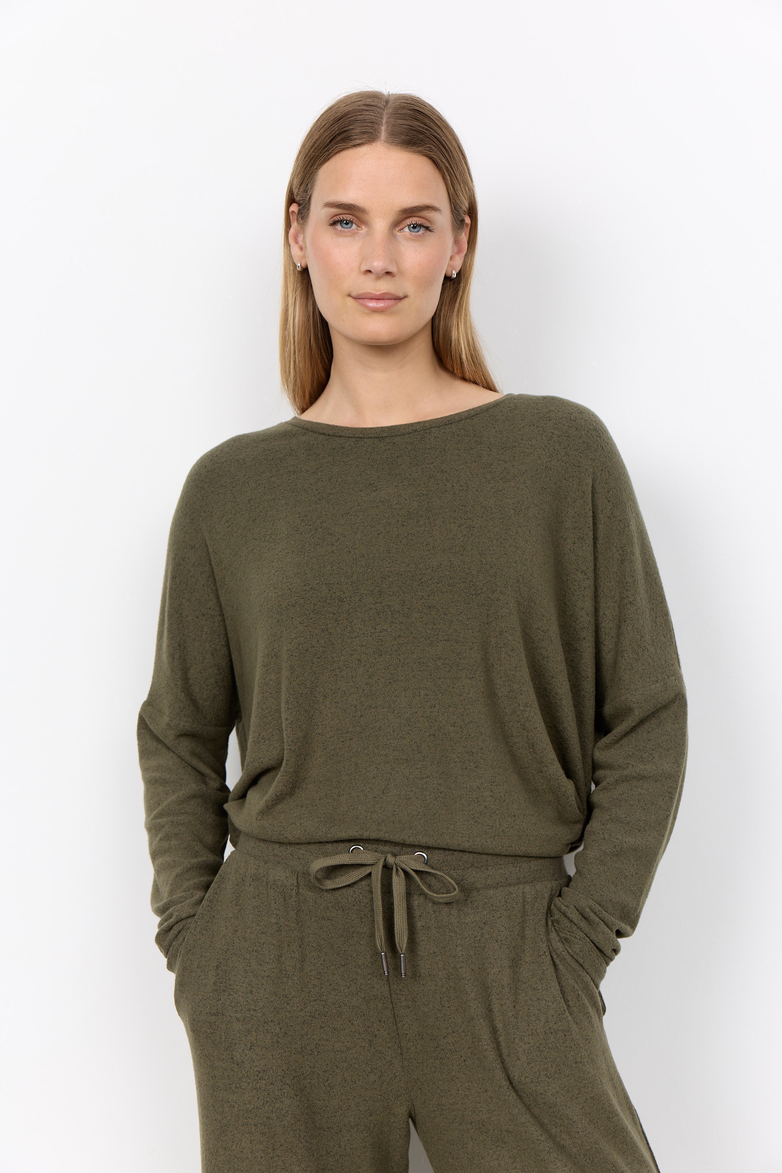 SoyaConcept BIARA 1 Jumper - Dark Green Melange