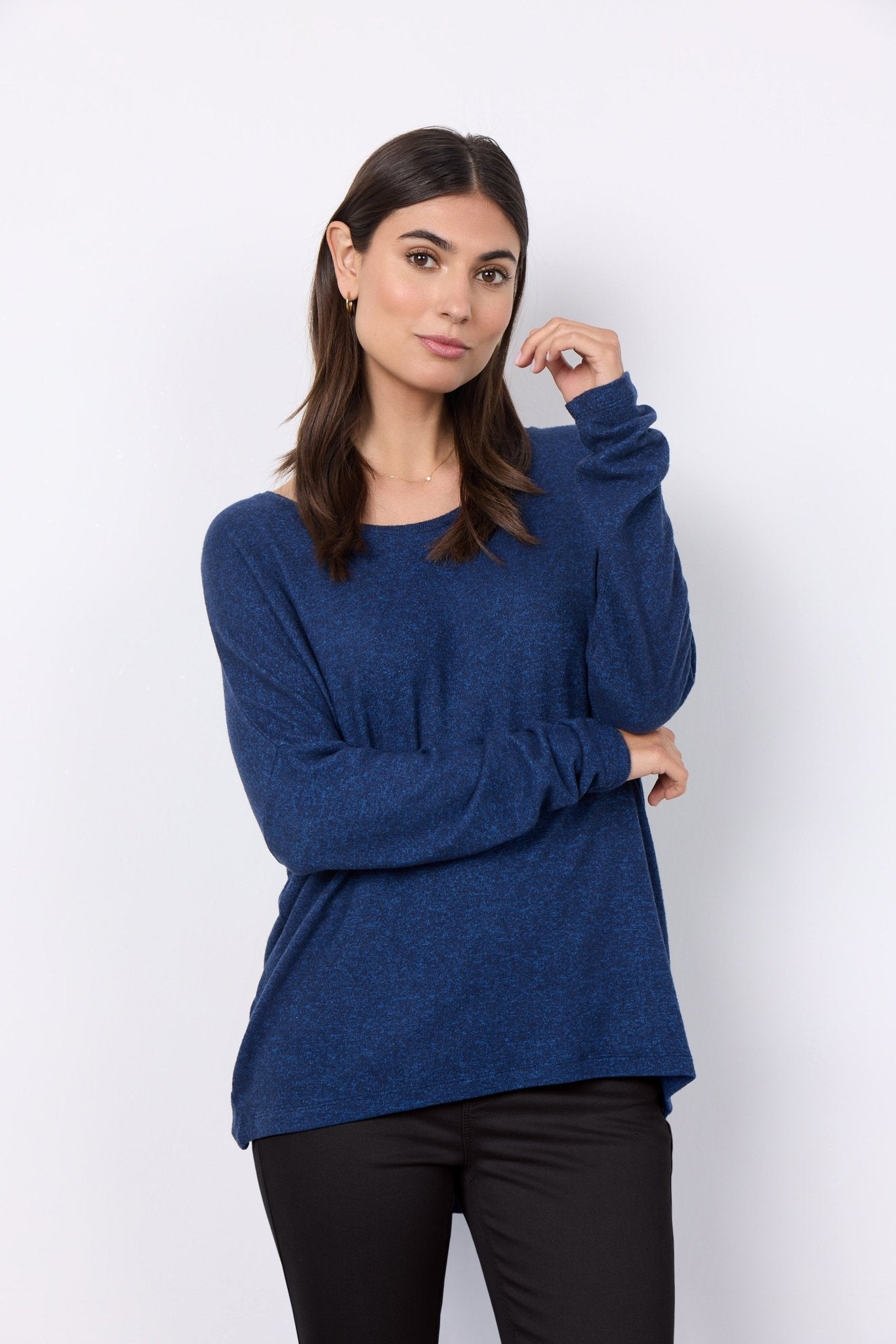 picture of SoyaConcept BIARA 1 Jumper - Navy Melange - Number Two - womens - fashion - clothing - SoyaConcept 3