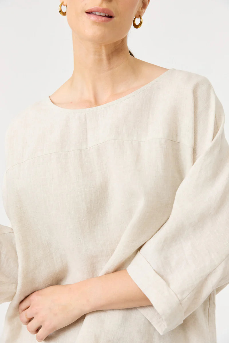 Eb & Ive Studio Relaxed Top - Tusk