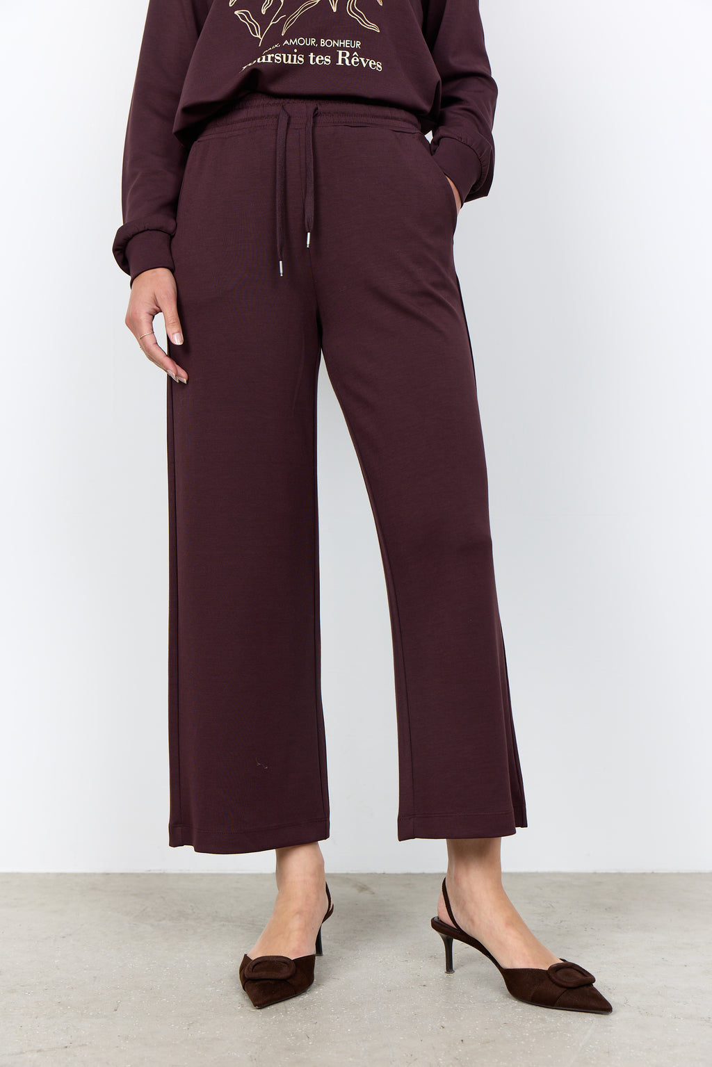 SoyaConcept BANU 33 Trousers - Chocolate Plum