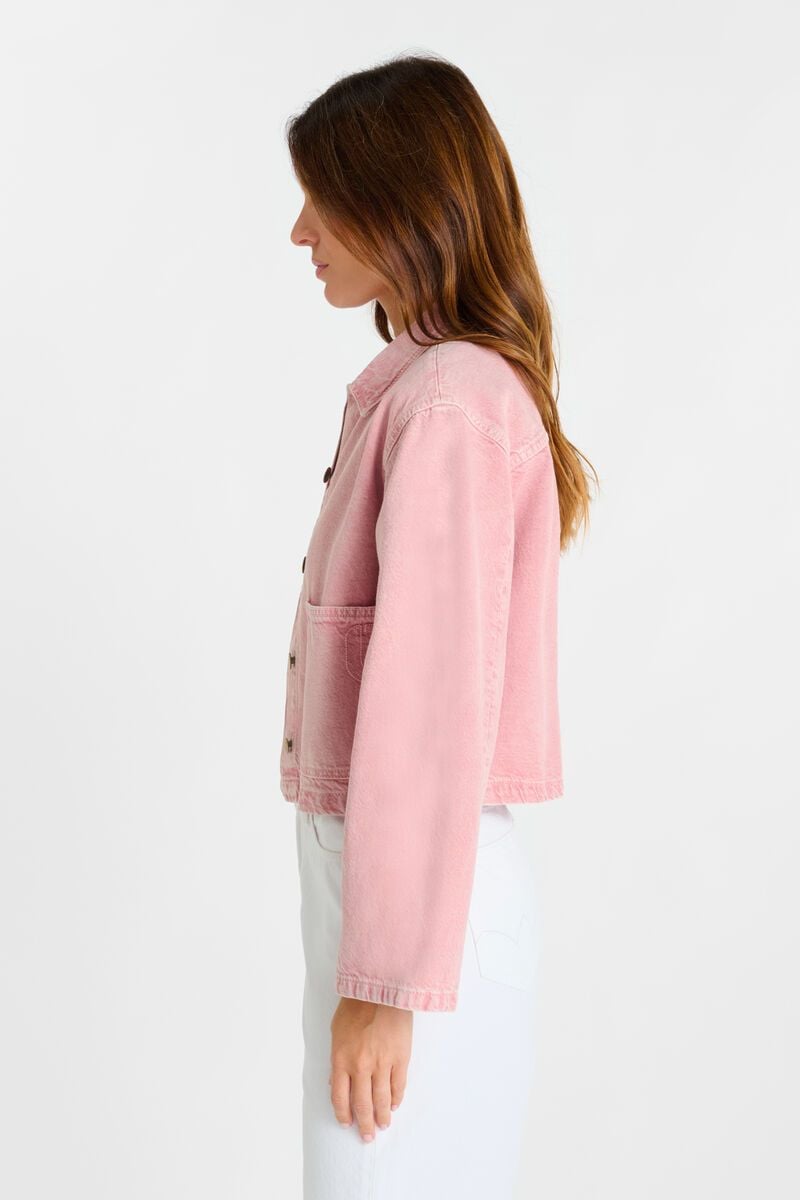picture of Le Temp Des Cerises FAKSEL Jacket - Cameo/Pink - Number Two - womens - fashion - clothing - Le Temp Des Cerises 3