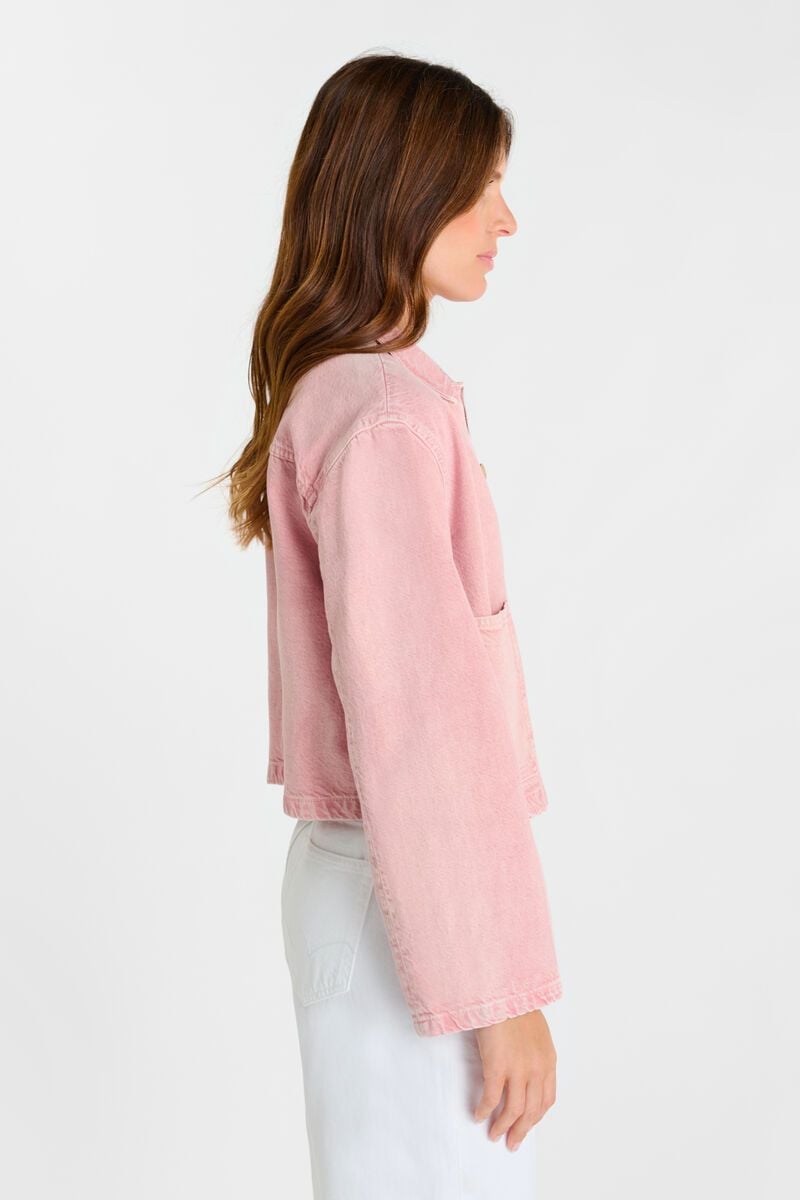 picture of Le Temp Des Cerises FAKSEL Jacket - Cameo/Pink - Number Two - womens - fashion - clothing - Le Temp Des Cerises 4