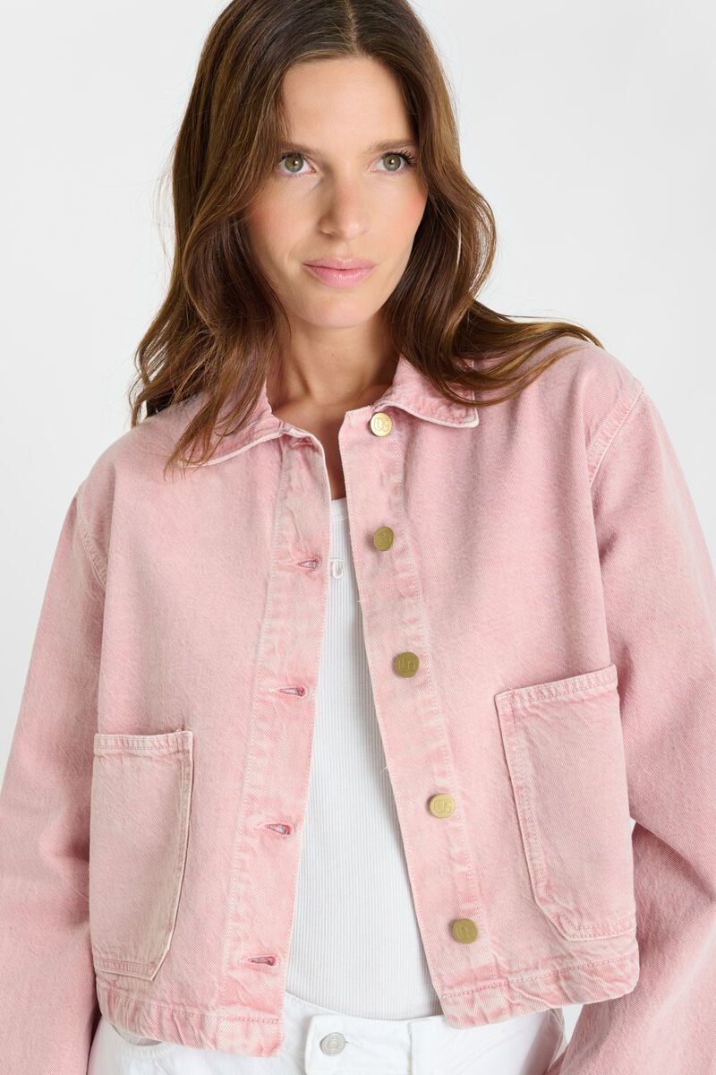 picture of Le Temp Des Cerises FAKSEL Jacket - Cameo/Pink - Number Two - womens - fashion - clothing - Le Temp Des Cerises 2
