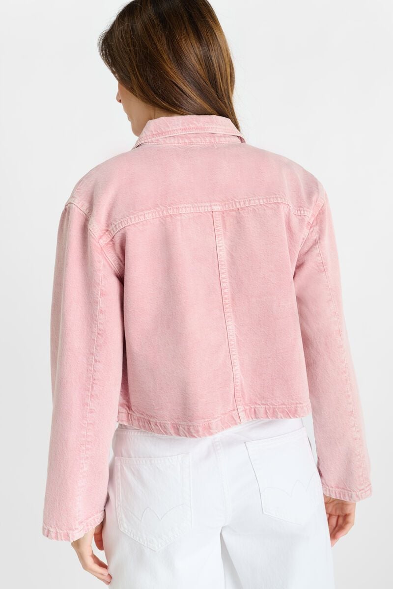 picture of Le Temp Des Cerises FAKSEL Jacket - Cameo/Pink - Number Two - womens - fashion - clothing - Le Temp Des Cerises 5