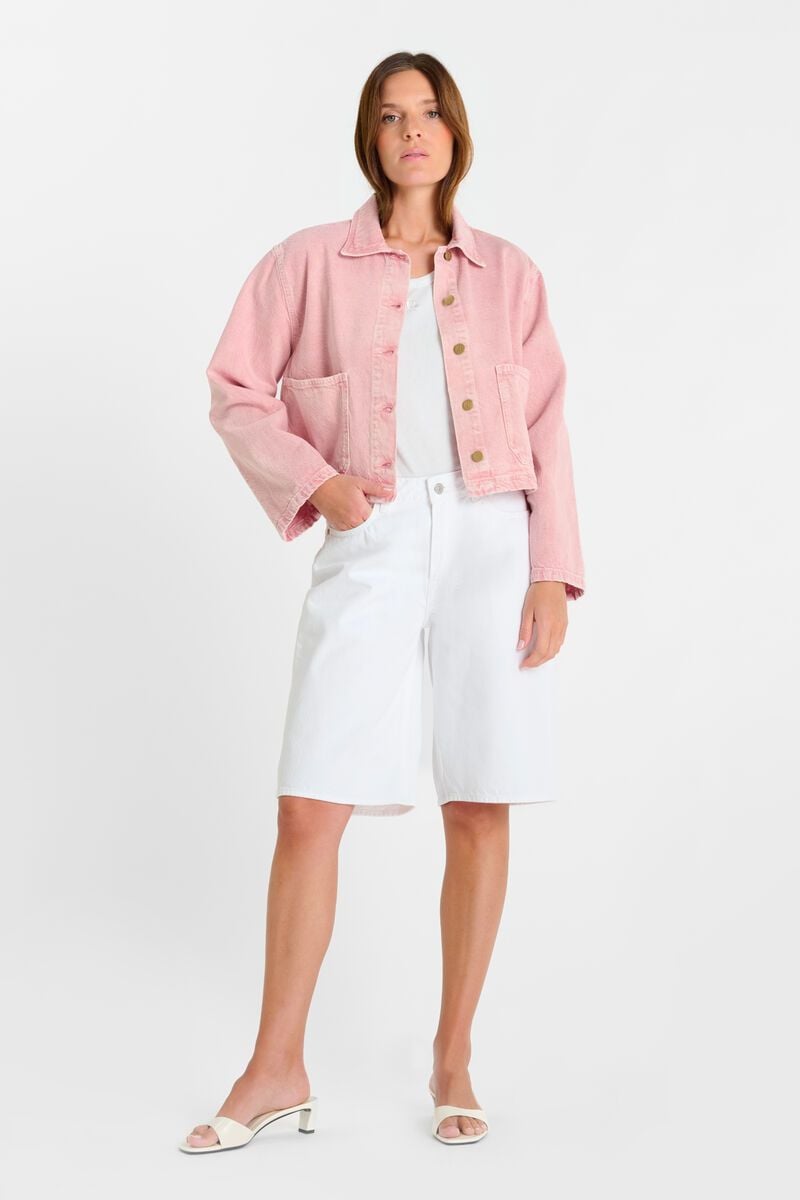 picture of Le Temp Des Cerises FAKSEL Jacket - Cameo/Pink - Number Two - womens - fashion - clothing - Le Temp Des Cerises 7
