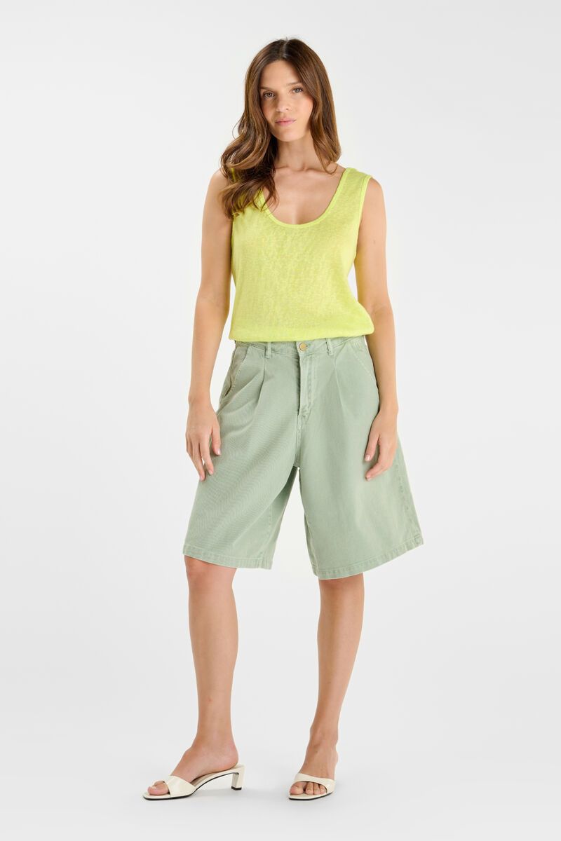picture of Le Temp Des Cerises Haneia Vest Top - Yellow - Number Two - womens - fashion - clothing - Le Temp Des Cerises 6