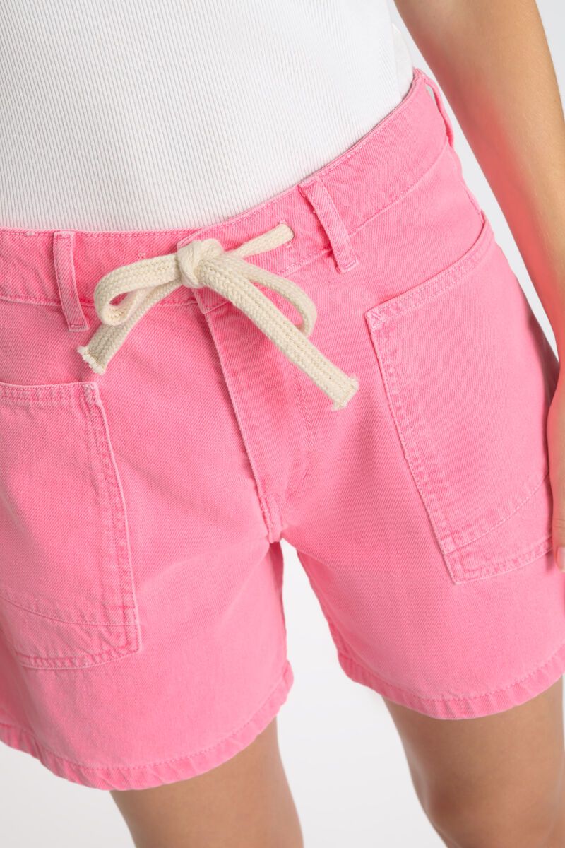 picture of Le Temp Des Cerises MADO Shorts - Fluo Pink - Number Two - womens - fashion - clothing - Le Temp Des Cerises 2