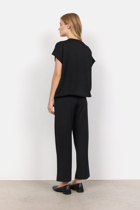 SoyaConcept BANU 169 Short Sleeve Sweatshirt Black