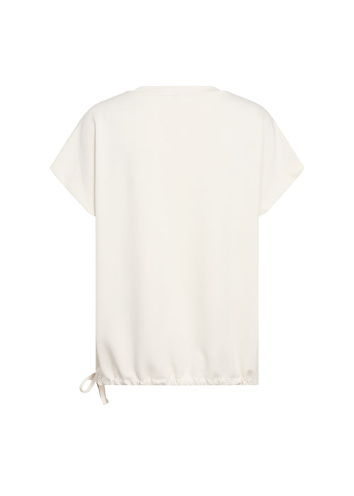 SoyaConcept BANU 169 Short Sleeve Sweatshirt Cream